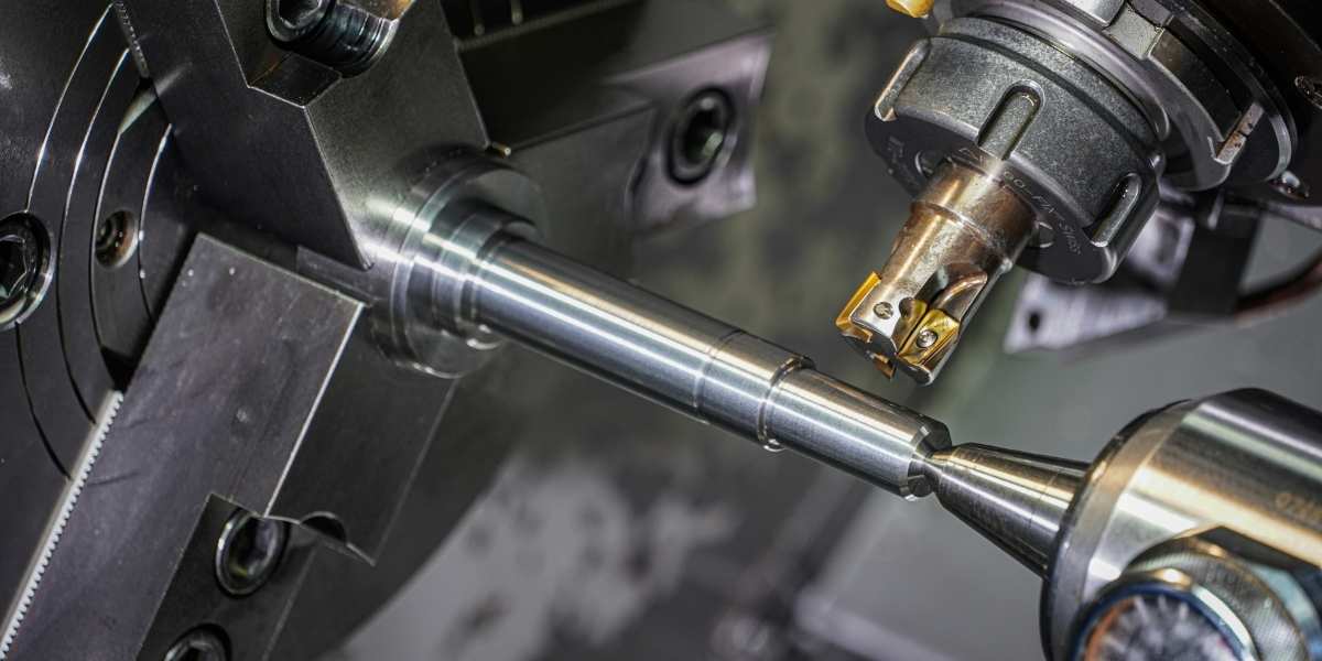 CNC turning operation on precision steel shaft — VNcontX Vietnam machining facility for Australian export orders