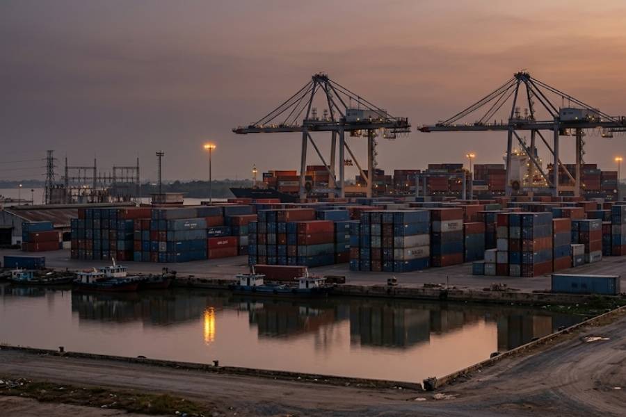 Container terminal Cat Lai Port Ho Chi Minh City Vietnam FOB export shipment to USA and Australia
