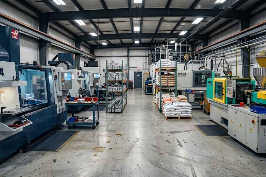 VNcontX contract manufacturing services facility — CNC machining, injection molding, and sheet metal fabrication in Ho Chi Minh City, Vietnam