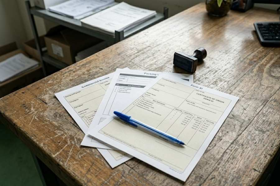 Vietnam export shipping documents commercial invoice packing list certificate of origin for US and Australian importers